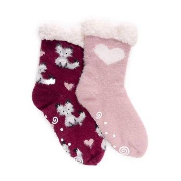 Muk Luks Women's Cabin Socks - L/XL (8-10) 2-Pack - Picture 1 of 2